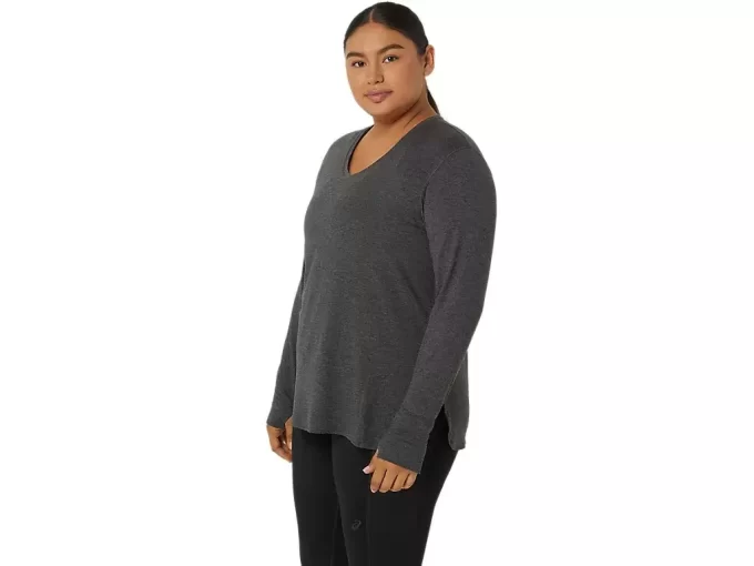 HEATHER-TOP MIT LANGEN ÄRMELN FÜR DAMEN HEATHER-TOP MIT LANGEN ÄRMELN FÜR DAMEN