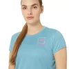 KURZARM-OBERTEIL MIT FUJITRAIL-LOGO FÜR DAMEN KURZARM-OBERTEIL MIT FUJITRAIL-LOGO FÜR DAMEN