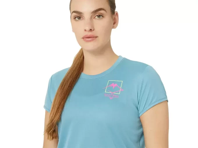KURZARM-OBERTEIL MIT FUJITRAIL-LOGO FÜR DAMEN KURZARM-OBERTEIL MIT FUJITRAIL-LOGO FÜR DAMEN