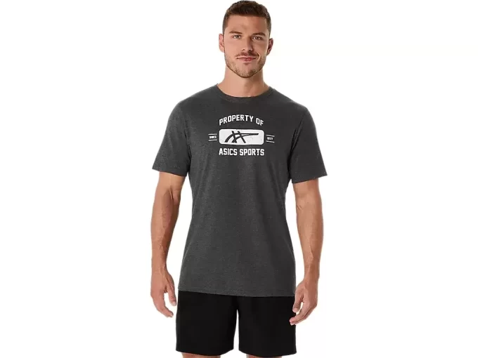 KURZARM-SPORT-T-SHIRT „PROPERTY OF ASICS“ KURZARM-SPORT-T-SHIRT „PROPERTY OF ASICS“