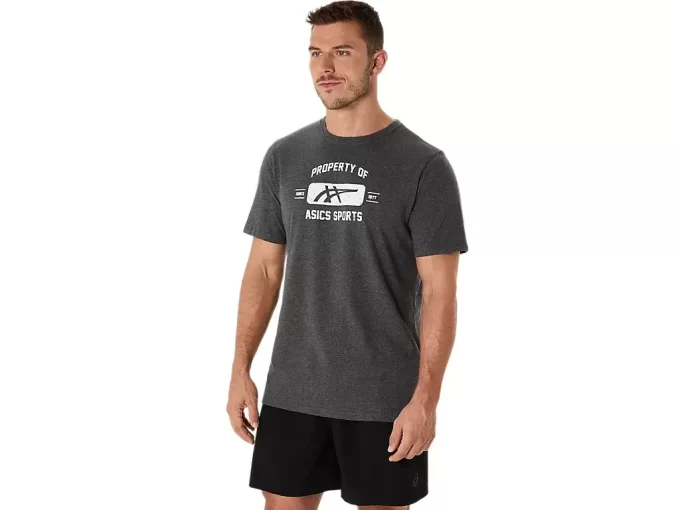 KURZARM-SPORT-T-SHIRT „PROPERTY OF ASICS“ KURZARM-SPORT-T-SHIRT „PROPERTY OF ASICS“