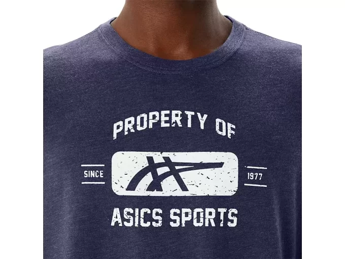 KURZARM-SPORT-T-SHIRT „PROPERTY OF ASICS“ KURZARM-SPORT-T-SHIRT „PROPERTY OF ASICS“