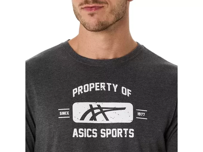 KURZARM-SPORT-T-SHIRT „PROPERTY OF ASICS“ KURZARM-SPORT-T-SHIRT „PROPERTY OF ASICS“