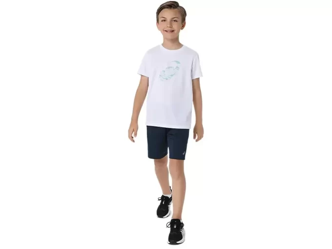 KURZARM-T-SHIRT MIT SPIRAL-GRAFIK KURZARM-T-SHIRT MIT SPIRAL-GRAFIK