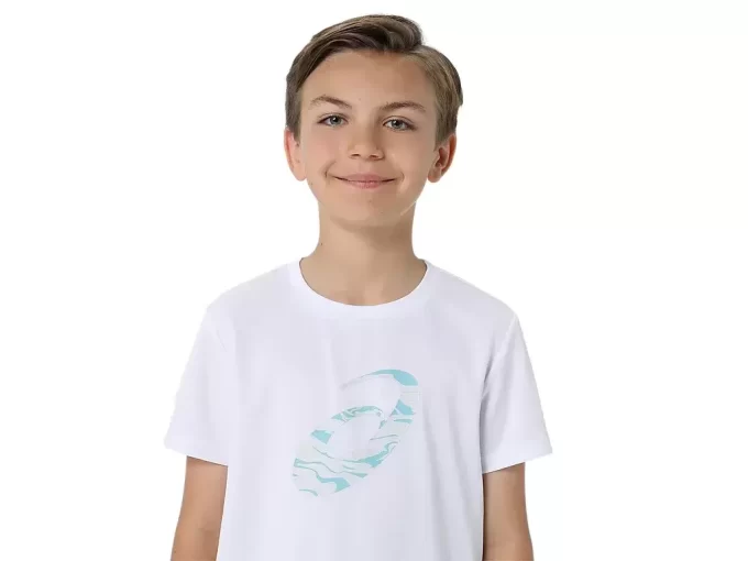 KURZARM-T-SHIRT MIT SPIRAL-GRAFIK KURZARM-T-SHIRT MIT SPIRAL-GRAFIK