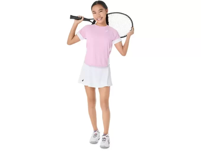 MÄDCHEN-TENNIS-KURZARM-TOP MÄDCHEN-TENNIS-KURZARM-TOP