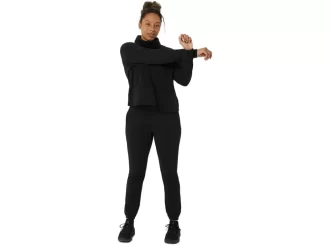 OBERTEIL AUS FRENCH TERRY MIT HOHEM KRAGEN