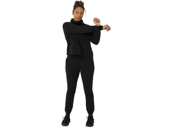 OBERTEIL AUS FRENCH TERRY MIT HOHEM KRAGEN OBERTEIL AUS FRENCH TERRY MIT HOHEM KRAGEN