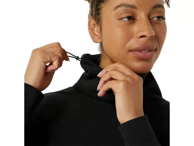 OBERTEIL AUS FRENCH TERRY MIT HOHEM KRAGEN OBERTEIL AUS FRENCH TERRY MIT HOHEM KRAGEN