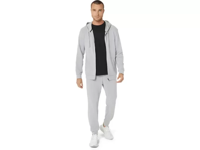 SWEAT-KAPUZENPULLOVER MIT DURCHGEHENDEM REISSVERSCHLUSS SWEAT-KAPUZENPULLOVER MIT DURCHGEHENDEM REISSVERSCHLUSS