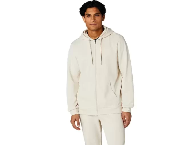 SWEAT-KAPUZENPULLOVER MIT DURCHGEHENDEM REISSVERSCHLUSS SWEAT-KAPUZENPULLOVER MIT DURCHGEHENDEM REISSVERSCHLUSS