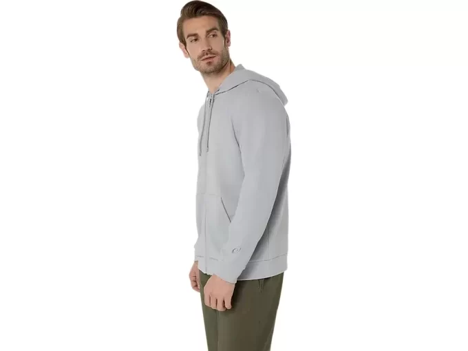 SWEAT-KAPUZENPULLOVER MIT DURCHGEHENDEM REISSVERSCHLUSS SWEAT-KAPUZENPULLOVER MIT DURCHGEHENDEM REISSVERSCHLUSS