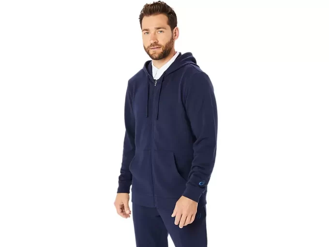 SWEAT-KAPUZENPULLOVER MIT DURCHGEHENDEM REISSVERSCHLUSS SWEAT-KAPUZENPULLOVER MIT DURCHGEHENDEM REISSVERSCHLUSS