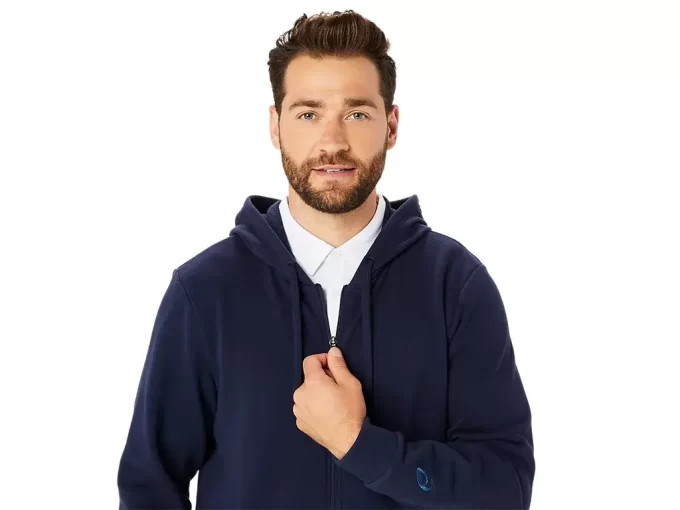 SWEAT-KAPUZENPULLOVER MIT DURCHGEHENDEM REISSVERSCHLUSS SWEAT-KAPUZENPULLOVER MIT DURCHGEHENDEM REISSVERSCHLUSS