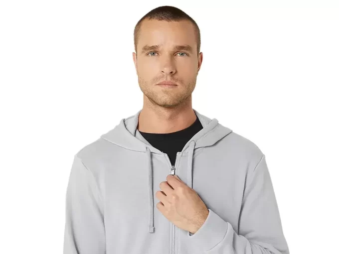 SWEAT-KAPUZENPULLOVER MIT DURCHGEHENDEM REISSVERSCHLUSS SWEAT-KAPUZENPULLOVER MIT DURCHGEHENDEM REISSVERSCHLUSS