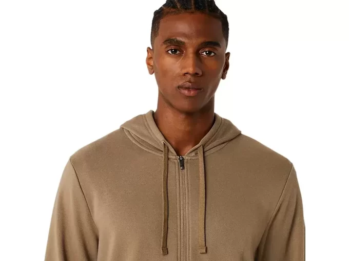 SWEAT-KAPUZENPULLOVER MIT DURCHGEHENDEM REISSVERSCHLUSS SWEAT-KAPUZENPULLOVER MIT DURCHGEHENDEM REISSVERSCHLUSS