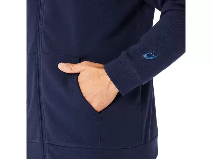 SWEAT-KAPUZENPULLOVER MIT DURCHGEHENDEM REISSVERSCHLUSS SWEAT-KAPUZENPULLOVER MIT DURCHGEHENDEM REISSVERSCHLUSS