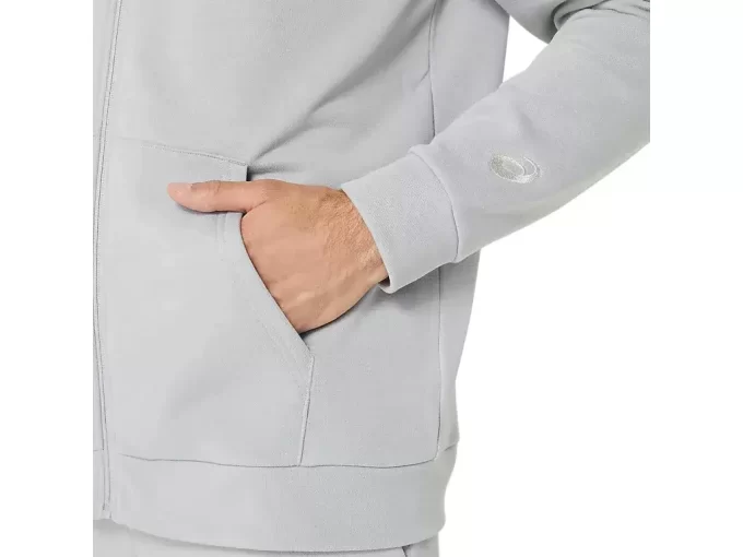 SWEAT-KAPUZENPULLOVER MIT DURCHGEHENDEM REISSVERSCHLUSS SWEAT-KAPUZENPULLOVER MIT DURCHGEHENDEM REISSVERSCHLUSS