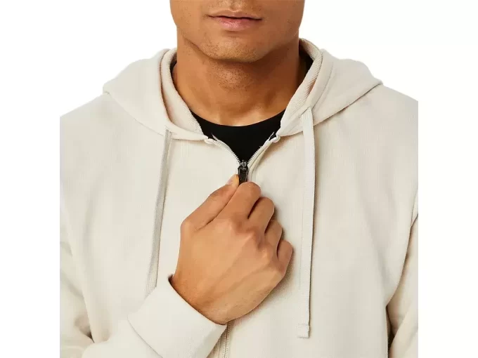 SWEAT-KAPUZENPULLOVER MIT DURCHGEHENDEM REISSVERSCHLUSS SWEAT-KAPUZENPULLOVER MIT DURCHGEHENDEM REISSVERSCHLUSS
