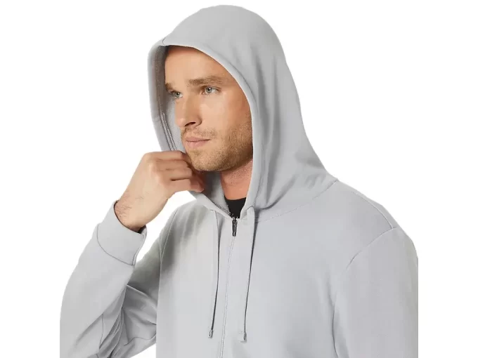 SWEAT-KAPUZENPULLOVER MIT DURCHGEHENDEM REISSVERSCHLUSS SWEAT-KAPUZENPULLOVER MIT DURCHGEHENDEM REISSVERSCHLUSS