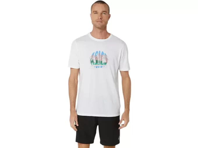 UNISEX ASICS CELEBRATE OUR HOME KURZARM-T-SHIRT UNISEX ASICS CELEBRATE OUR HOME KURZARM-T-SHIRT