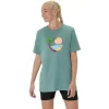 UNISEX ASICS PALM IN THE SUN KURZARM-T-SHIRT UNISEX ASICS PALM IN THE SUN KURZARM-T-SHIRT