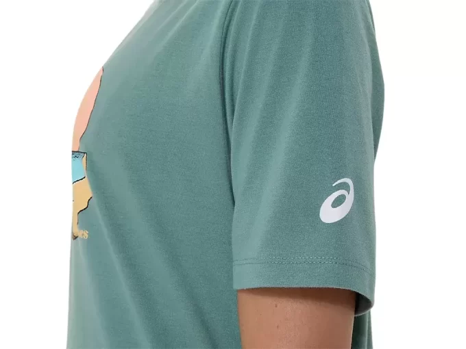 UNISEX ASICS PALM IN THE SUN KURZARM-T-SHIRT UNISEX ASICS PALM IN THE SUN KURZARM-T-SHIRT