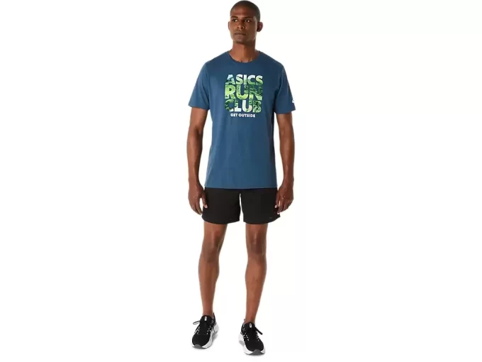 UNISEX ASICS RUN OUTSIDE CLUB KURZARM-T-SHIRT UNISEX ASICS RUN OUTSIDE CLUB KURZARM-T-SHIRT