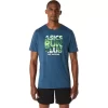 UNISEX ASICS RUN OUTSIDE CLUB KURZARM-T-SHIRT UNISEX ASICS RUN OUTSIDE CLUB KURZARM-T-SHIRT