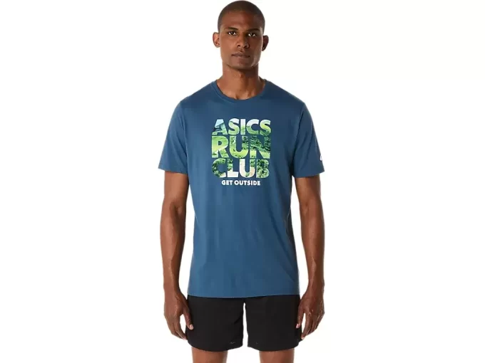 UNISEX ASICS RUN OUTSIDE CLUB KURZARM-T-SHIRT UNISEX ASICS RUN OUTSIDE CLUB KURZARM-T-SHIRT