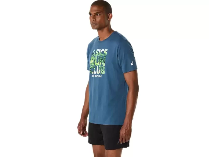 UNISEX ASICS RUN OUTSIDE CLUB KURZARM-T-SHIRT UNISEX ASICS RUN OUTSIDE CLUB KURZARM-T-SHIRT