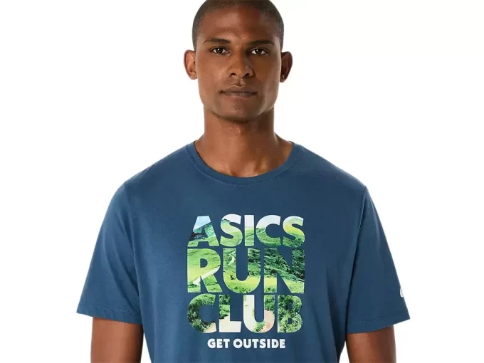UNISEX ASICS RUN OUTSIDE CLUB KURZARM-T-SHIRT UNISEX ASICS RUN OUTSIDE CLUB KURZARM-T-SHIRT