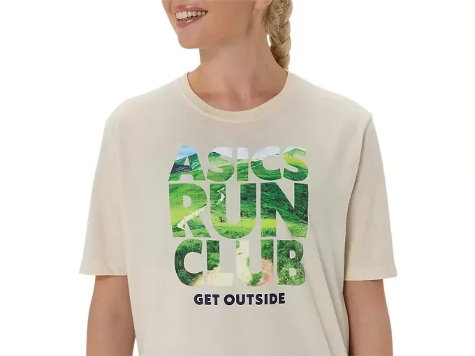 UNISEX ASICS RUN OUTSIDE CLUB KURZARM-T-SHIRT