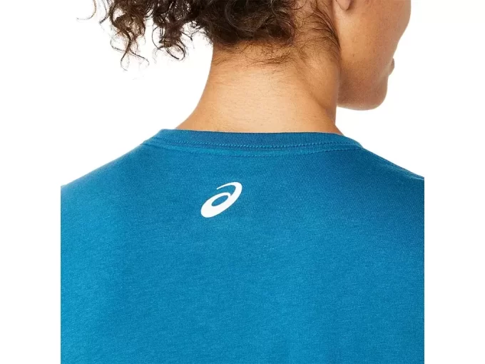 V-Ausschnitt mit Sonnenblumen-Slogan für Damen