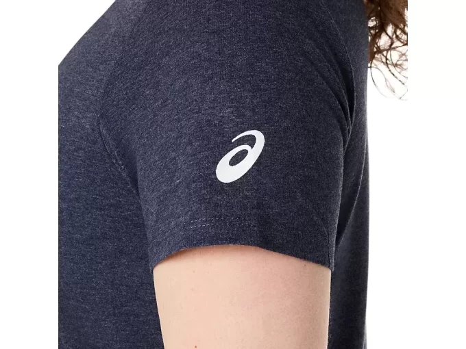 V-Ausschnitt mit Sonnenblumen-Slogan für Damen